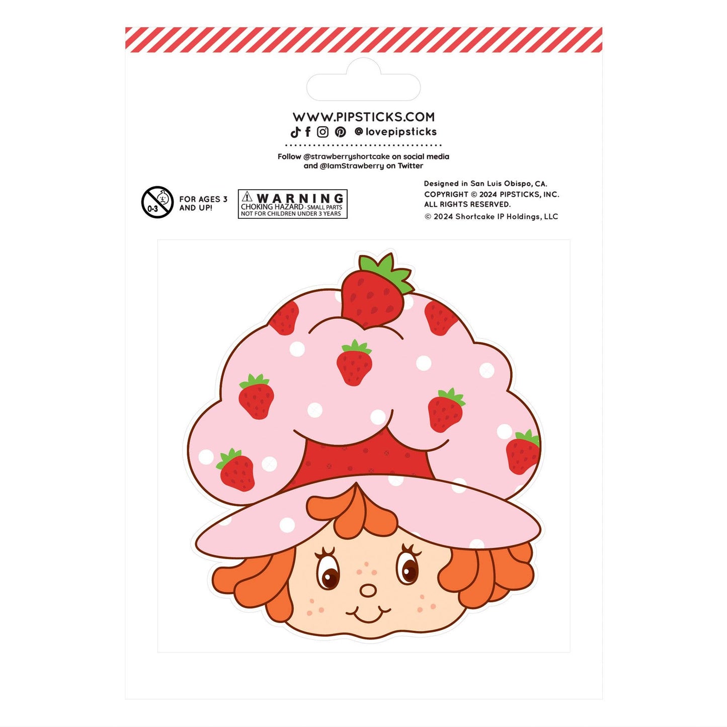 Strawberry Shortcake & Custard Scratch 'n Sniff (2ct): 0001
