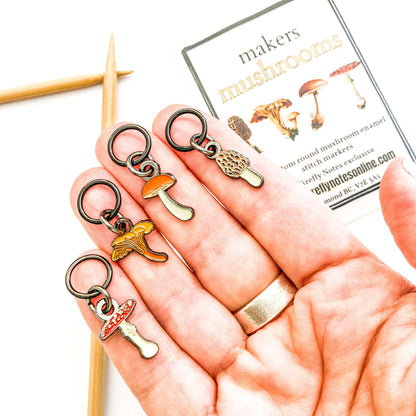 Makers mushrooms, Exclusive custom Firefly Notes enamel stit