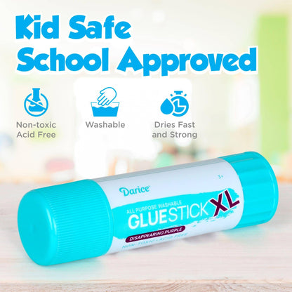Darice 1 Pack XL Disappearing Purple Glue Stick