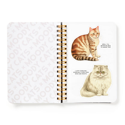 Brass Monkey Moody Cats Sticker Book