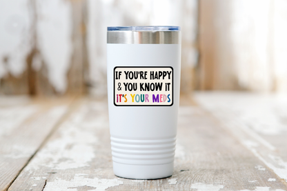 It's Your Meds Sticker - anxiety, cute, mental health, fun