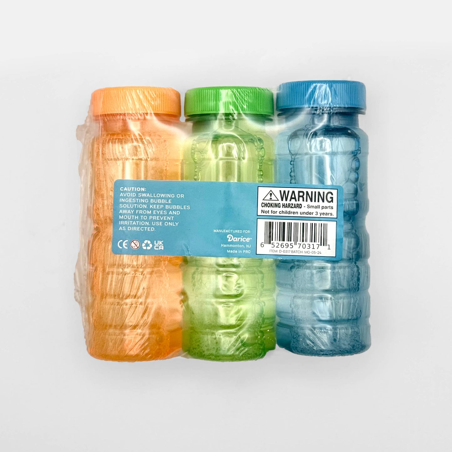 3 Pack, 4 oz. Bubble Solutions