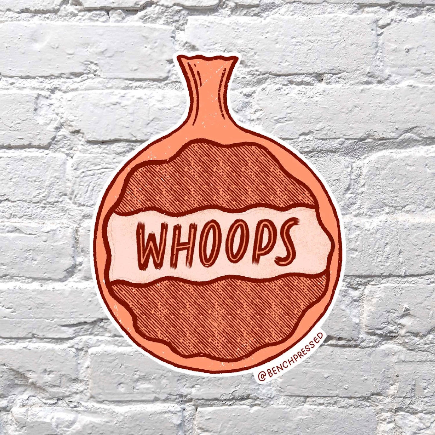 Whoops Single Sticker