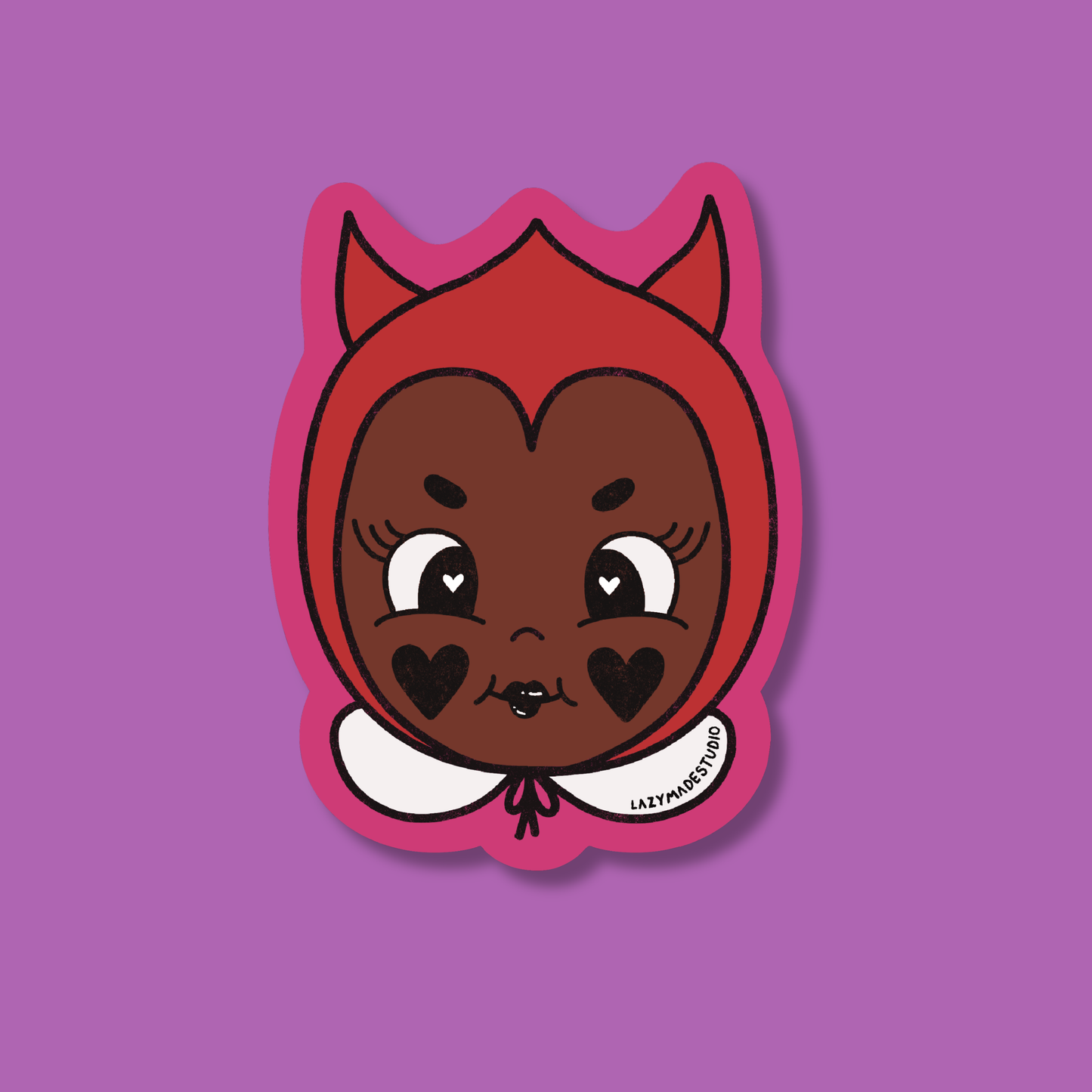 She-Devil Kewpie Waterproof Sticker 