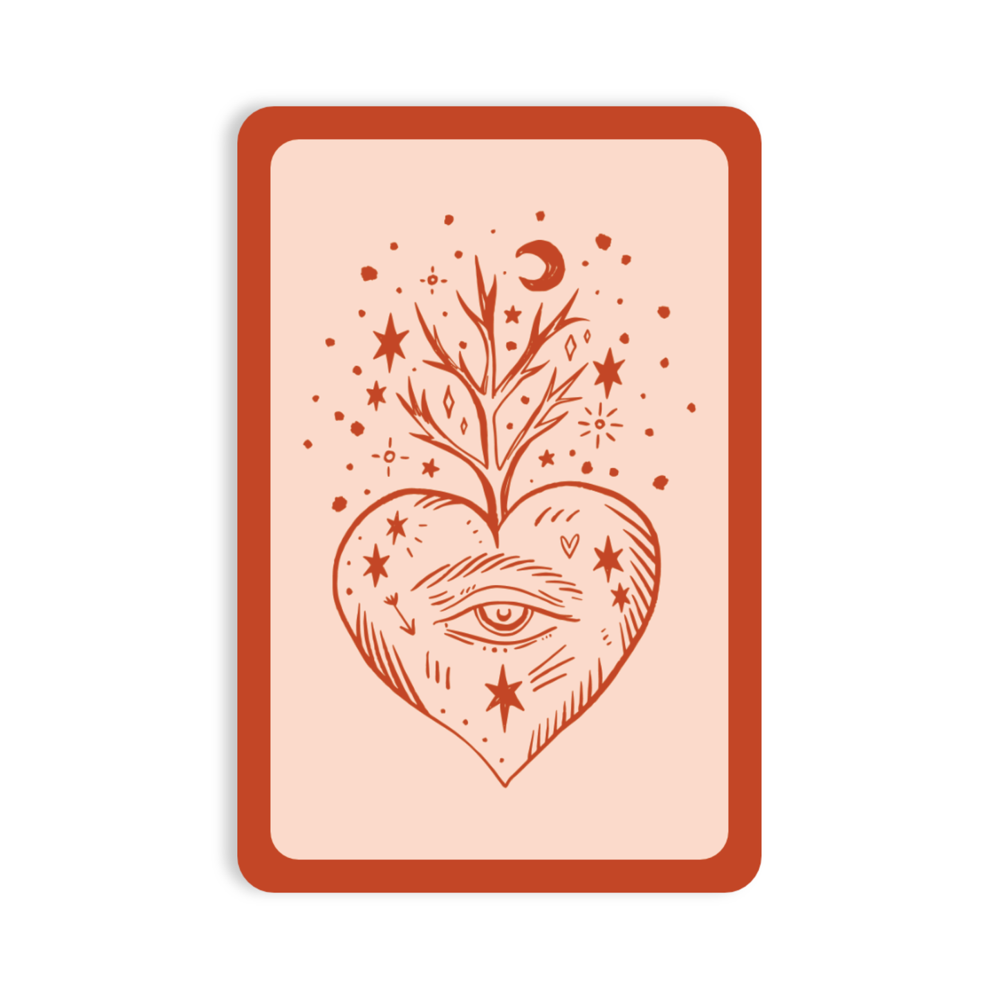 Lunar Heart Magic Folklore High Quality Vinyl Sticker