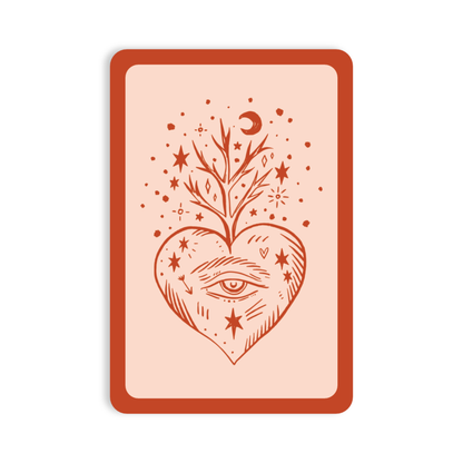 Lunar Heart Magic Folklore High Quality Vinyl Sticker