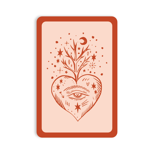 Lunar Heart Magic Folklore High Quality Vinyl Sticker