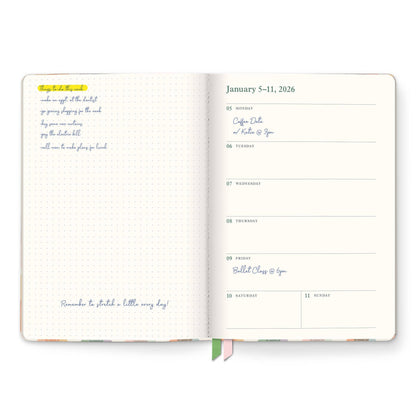 2026 As If Argyle Clara Clothbound Planner