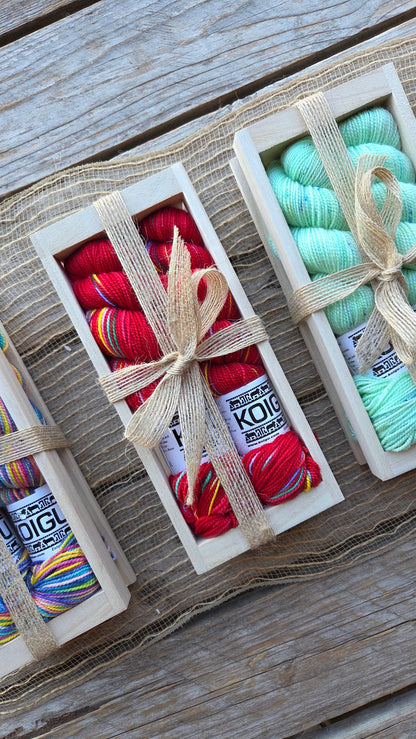 Holiday Sock Crates: P741 - Jolly Greens