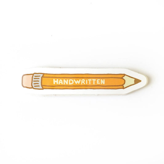 Handwritten Pencil Vinyl Sticker