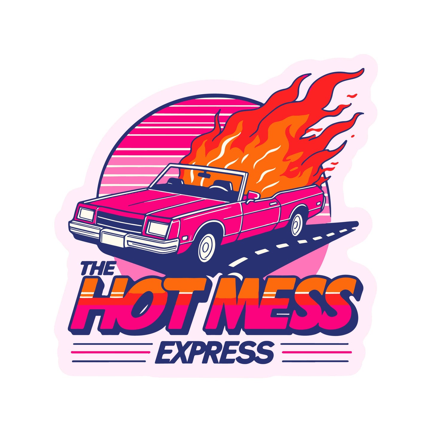 80s Funny Bright Humor Nostalgia High Quality Vinyl Sticker