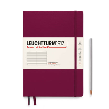 Notebooks - Composition (B5): Black / Softcover / Ruled