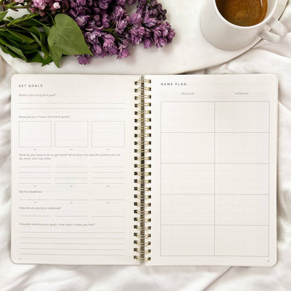 Fit & Well - Exercise Journal: Dusty Blue