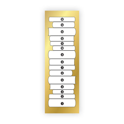Book Tower Reading Tracker Bookmark: 0001