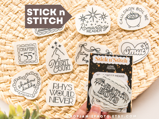 Romantasy Stick and Stitch Embroidery Pack, Fae Court