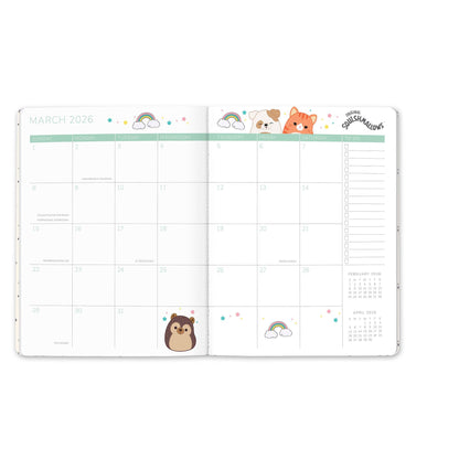 2026 Squishmallows Squish Squad Just Right Monthly Planner
