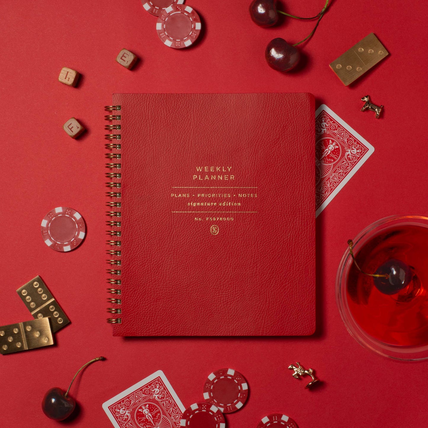 SE STANDARD RED WEEKLY PLANNER SIGNATURE EDITION