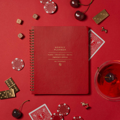SE STANDARD RED WEEKLY PLANNER SIGNATURE EDITION