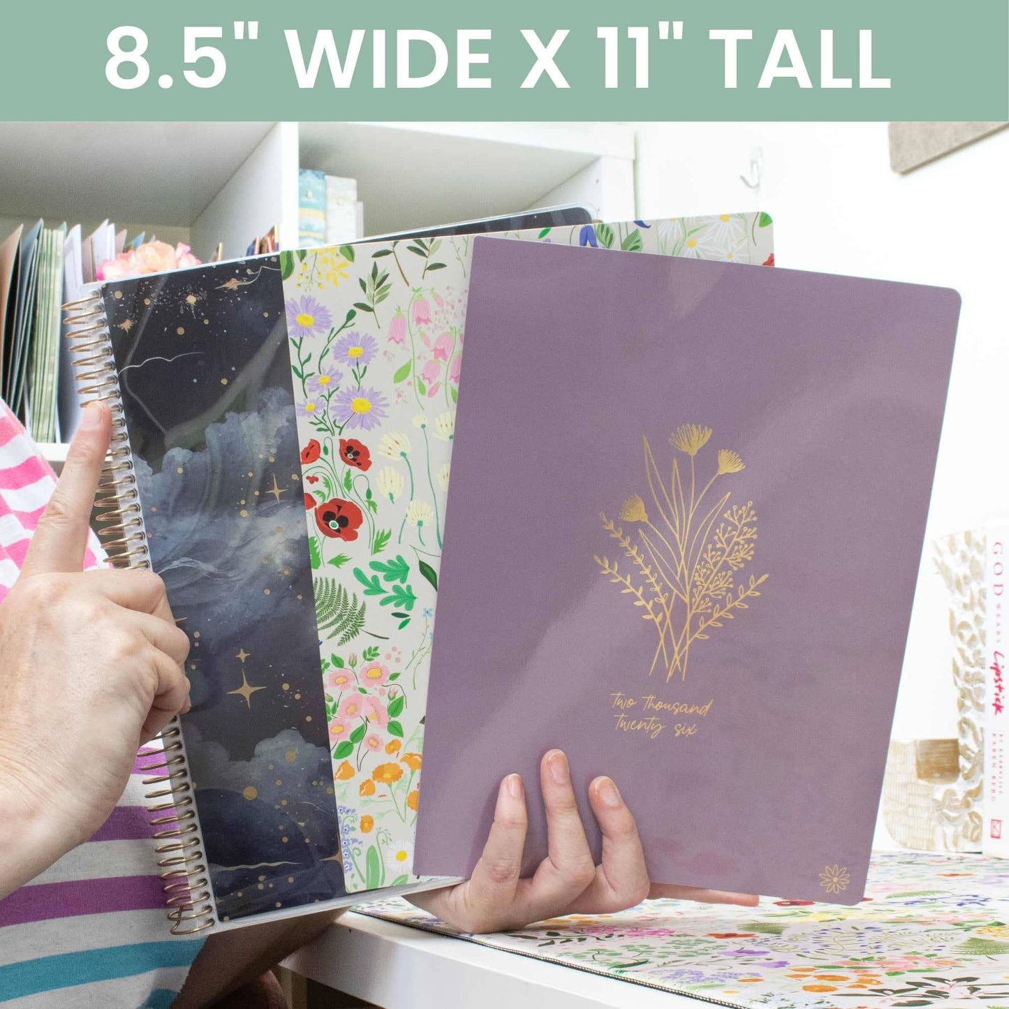 2026 Timed Vertical Weekly Planner - 8.5" x 11"