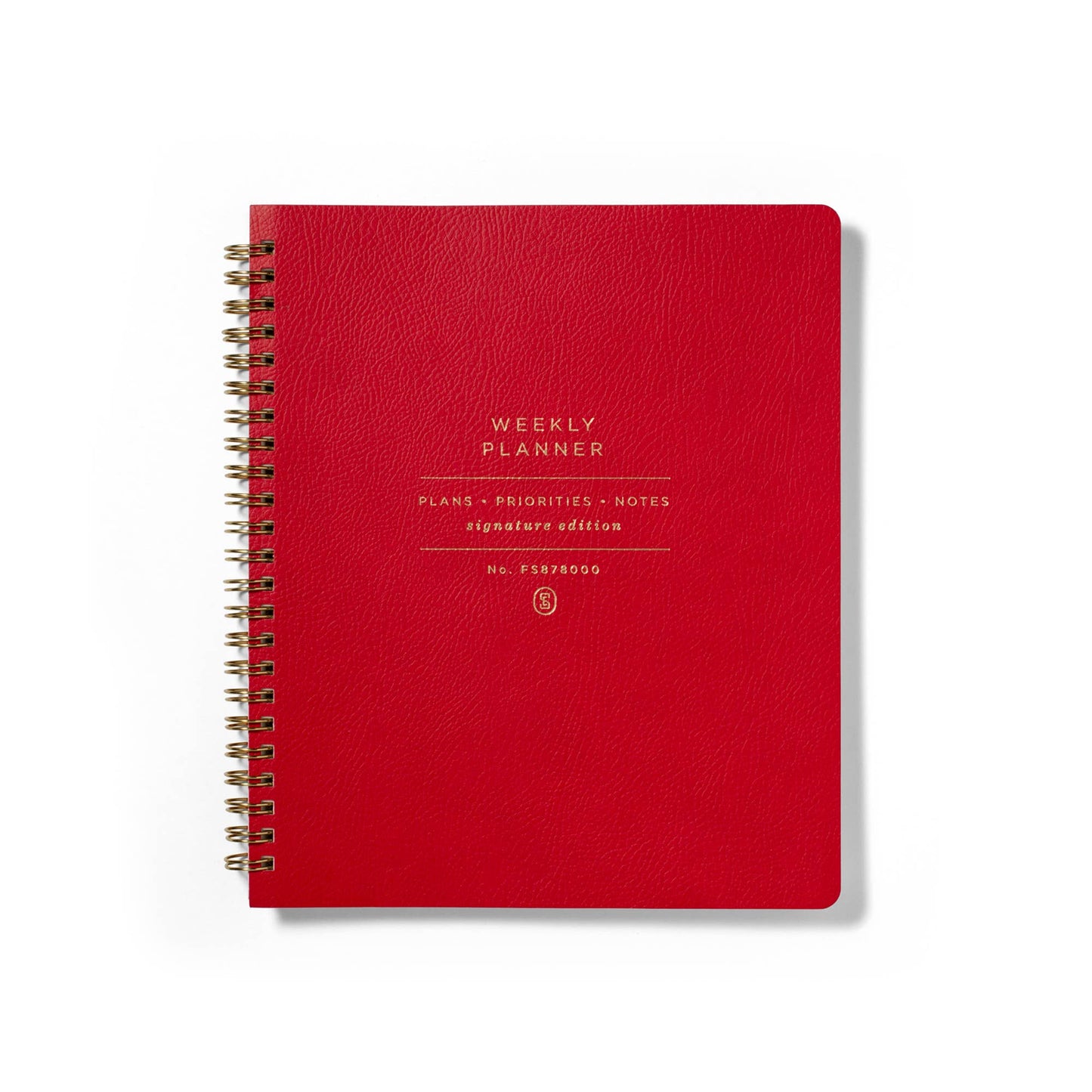 SE STANDARD RED WEEKLY PLANNER SIGNATURE EDITION