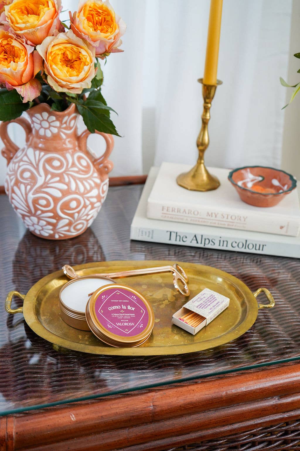 Como La Flor Candle Tin | Jasmine & Floral