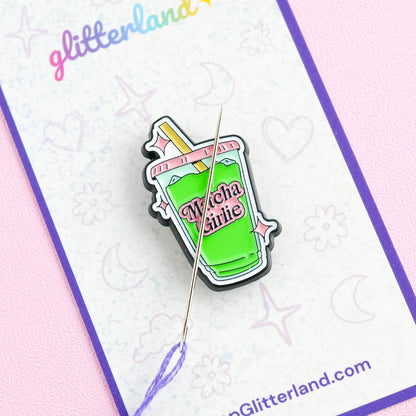 Matcha Girl Needle Minder Magnet
