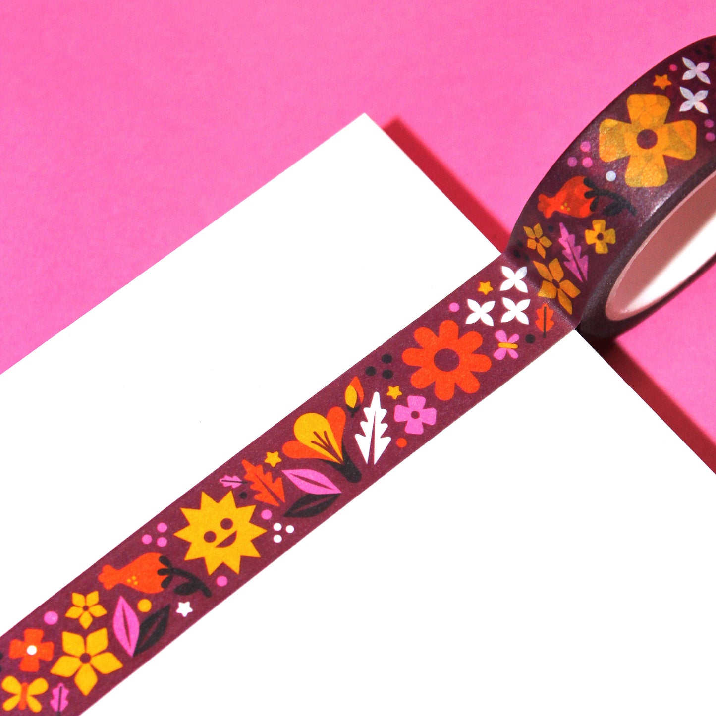 "Super Bloom" Cute California Wildflowers Washi Tape