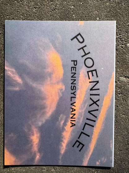 Postcard, Phoenixville clouds