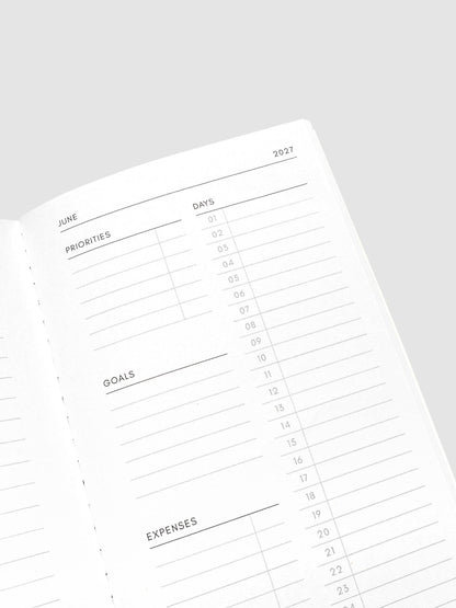 2027 Dated Travel Notebook | Monthly | Pocket Plus
