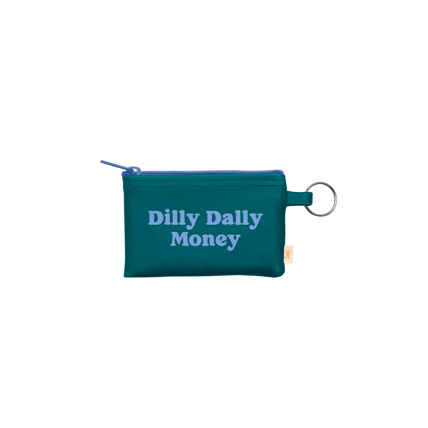 NEW! Colorblock Penny Key Ring: Stay Toxic