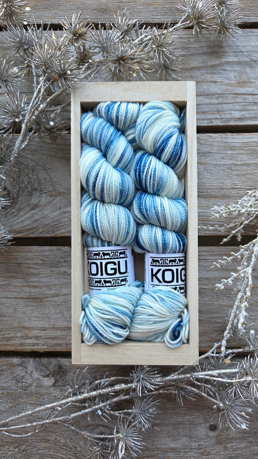 Holiday Sock Crates: P488 - Winter Blues