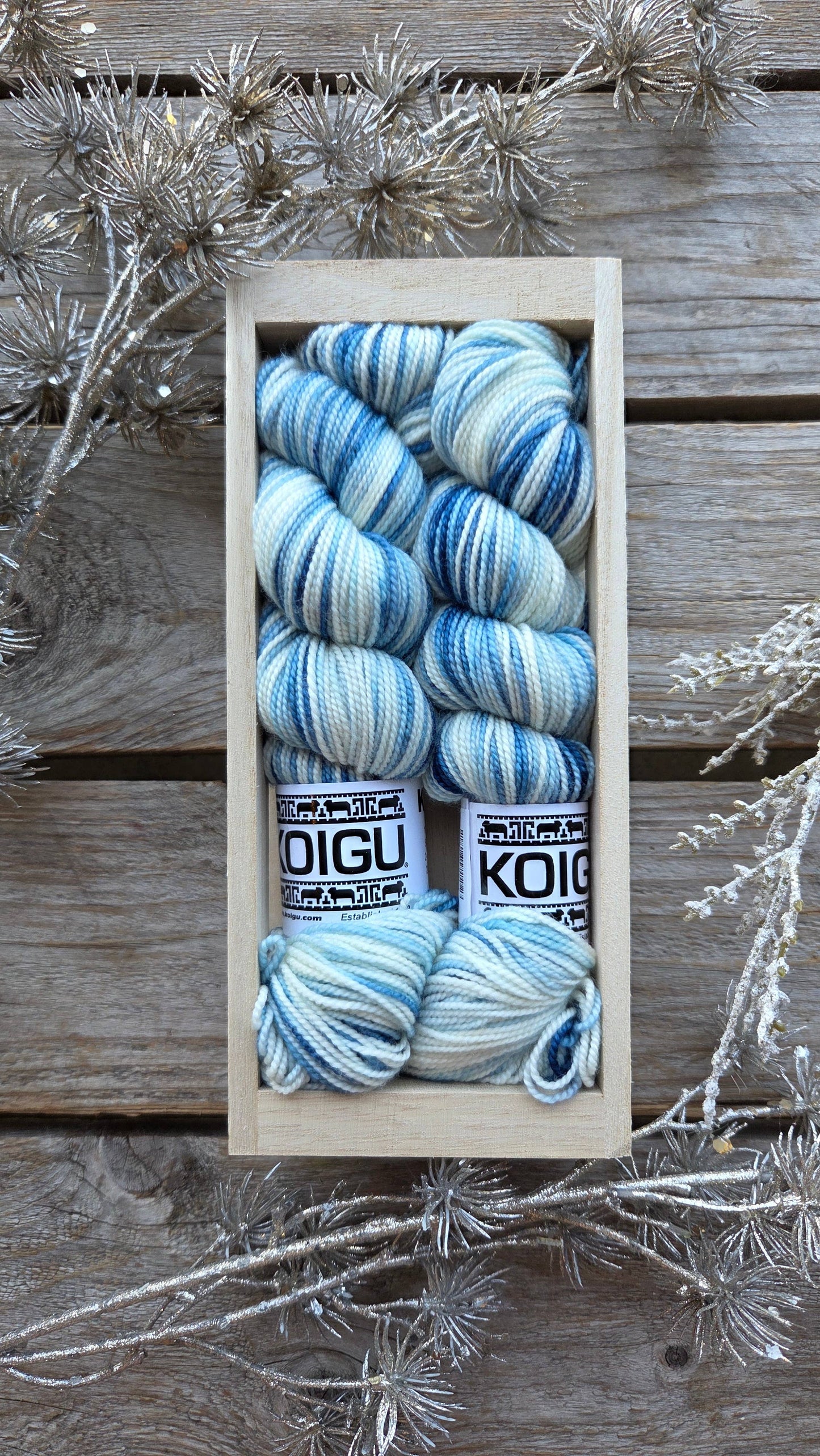 Holiday Sock Crates: P092 - Winter Blues