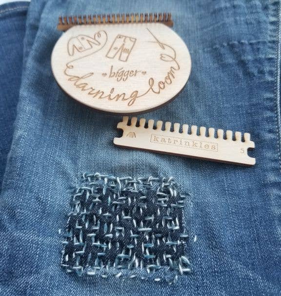 Bigger Darning & Mending Loom Kit: Bigger Darning Loom Kit -$44