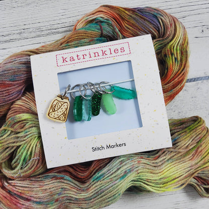 Pickle Stitch Marker Set