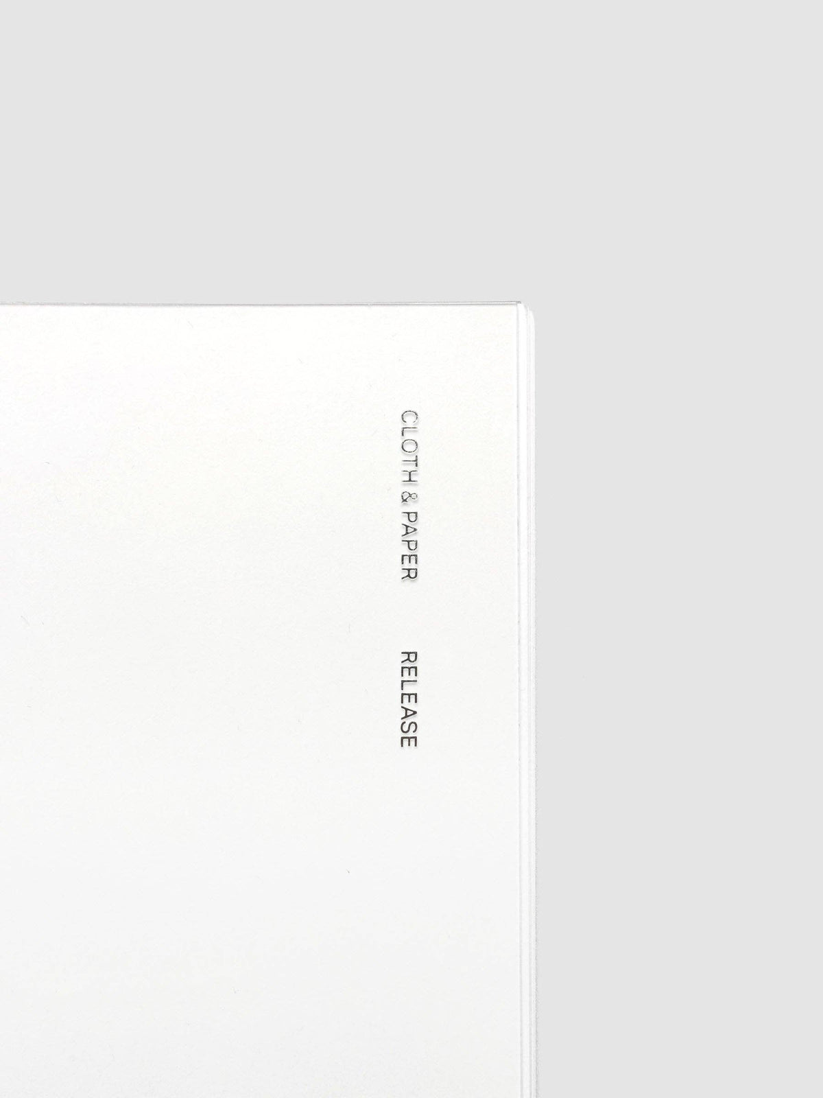 Release Paper Travel Notebook