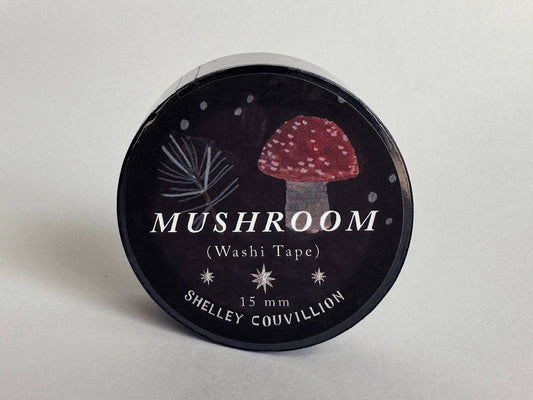 Mushrooms in Autumn Washi Tape