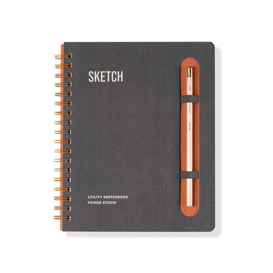 UTILITY HARDCOVER SKETCHBOOK WITH PENCIL PALLADIO
