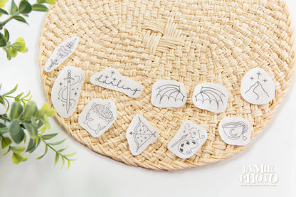 Romantasy Book Lover Embroidery Transfers, Stick and Stitch
