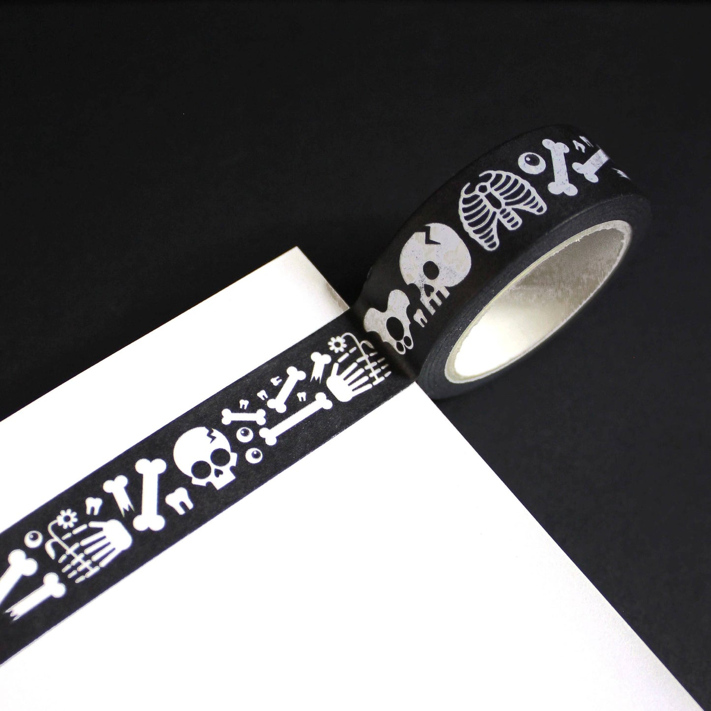 "Skeletal Grave" Spooky Skeleton Washi Tape