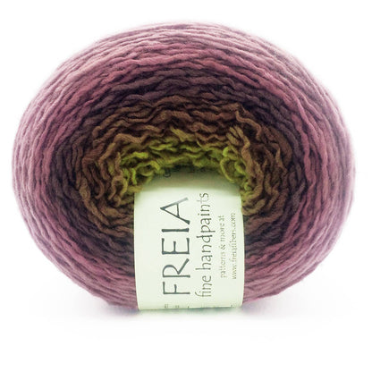 Autumn Rose Merino Fingering Shawl Ball