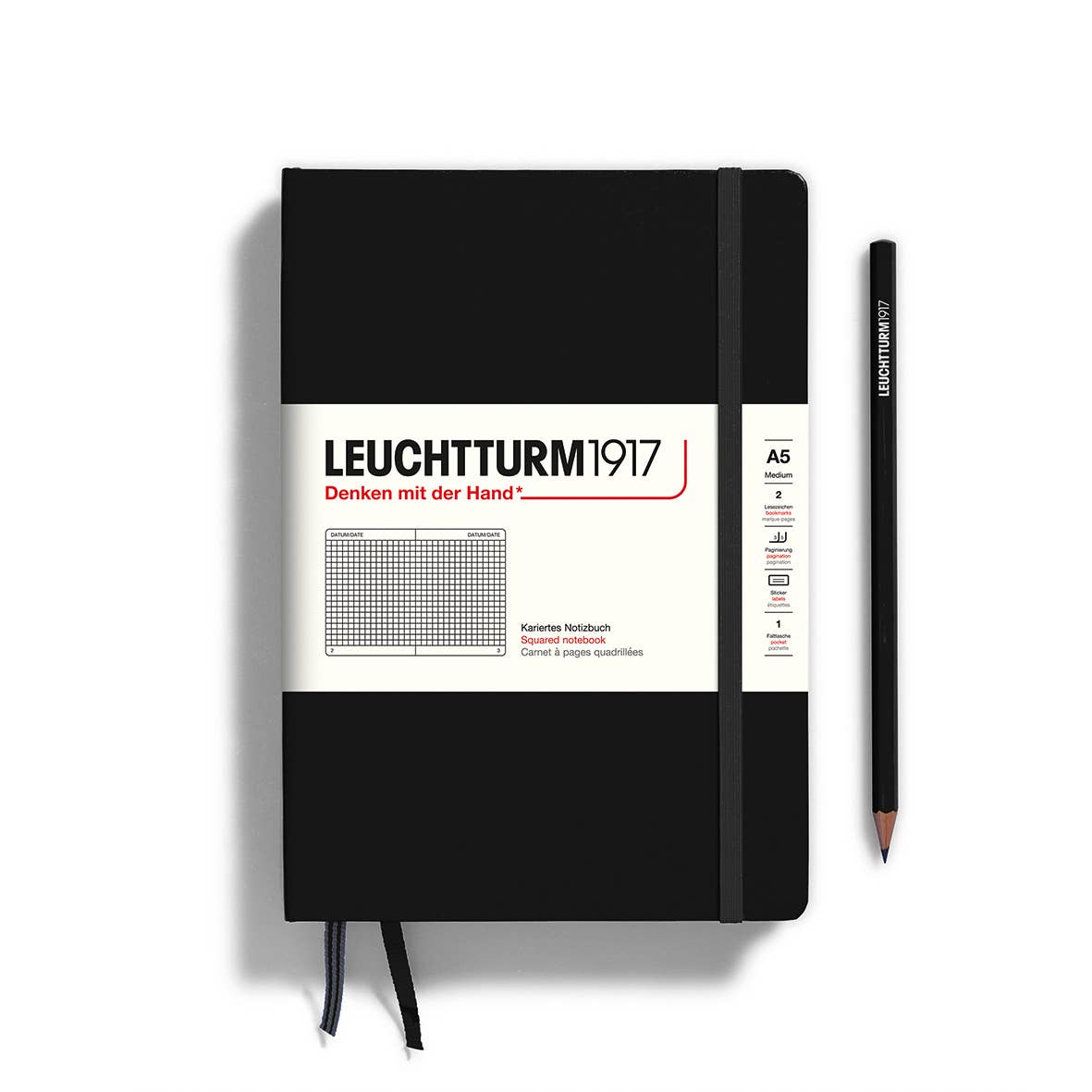 Notebooks - Medium (A5): Powder / Hardcover / Dotted