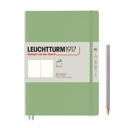 Notebooks - Composition (B5): Sage / Hardcover / Dotted