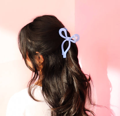 Charming Bow Hair Clip in Cute Colors: Pink