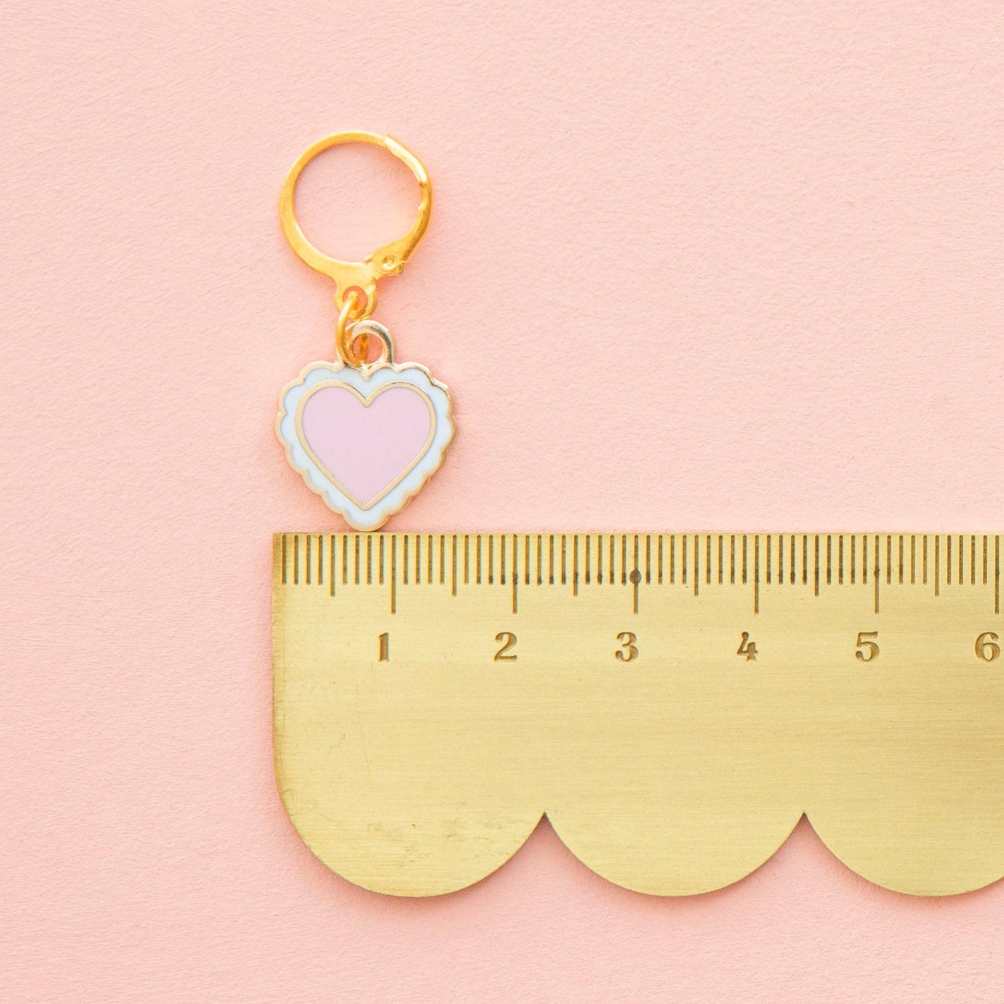 Sweet Heart Enamel Stitch Marker
