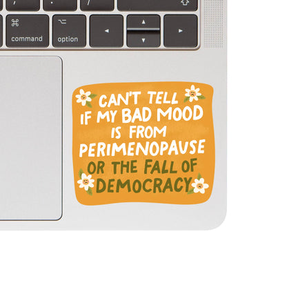 Women Politics Perimenopause High Quality Vinyl Sticker