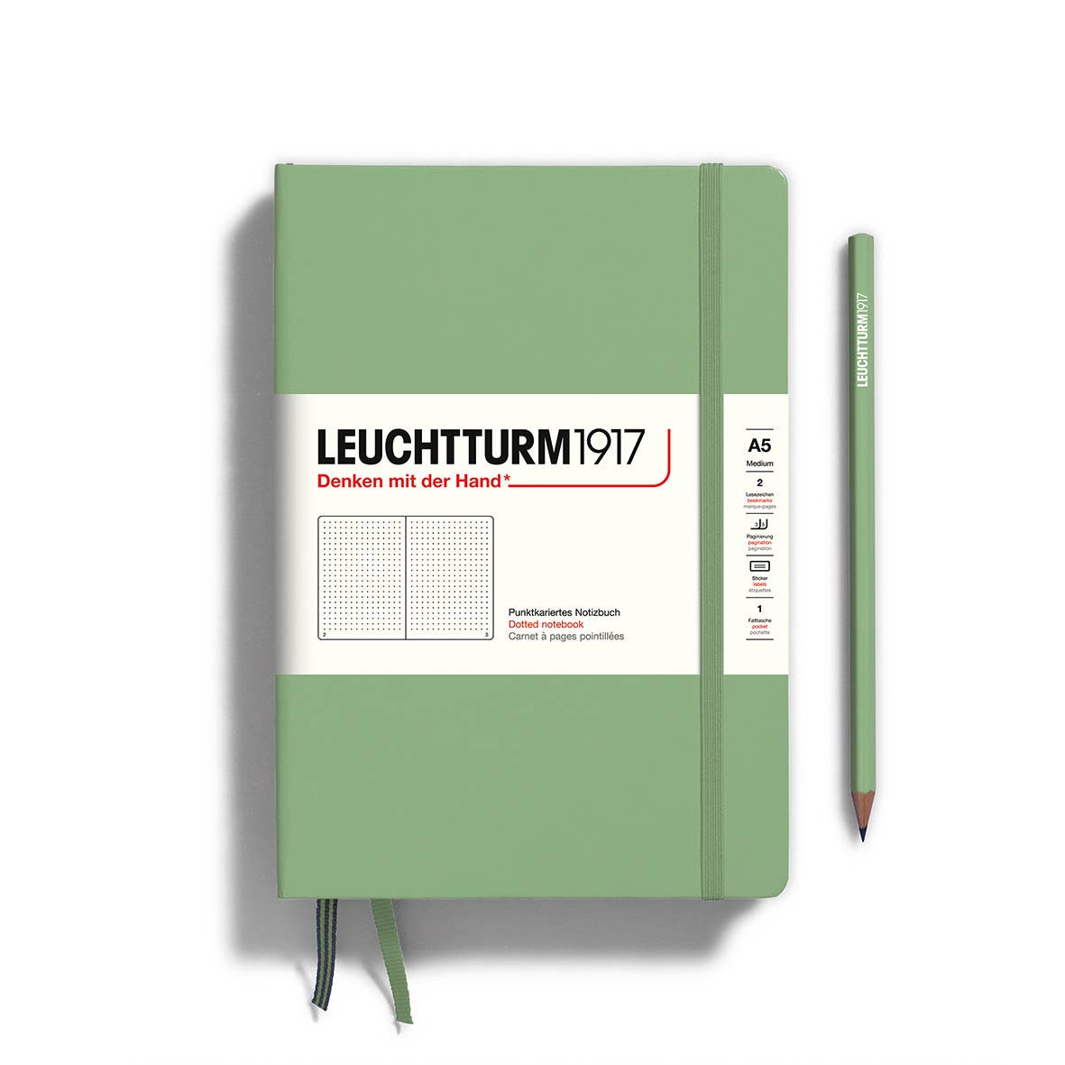 Notebooks - Medium (A5): Lemon / Hardcover / Dotted
