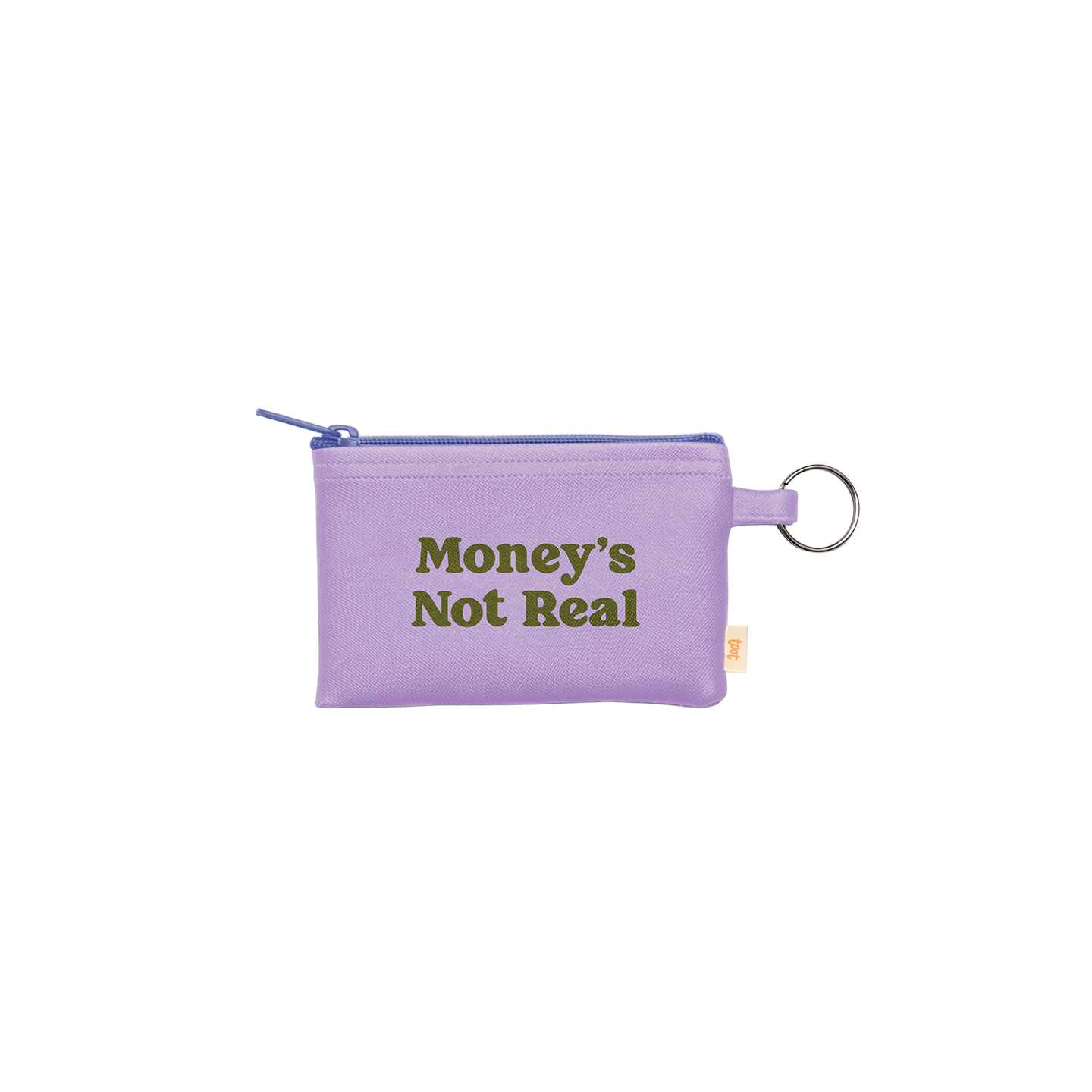 NEW! Colorblock Penny Key Ring: Stay Toxic