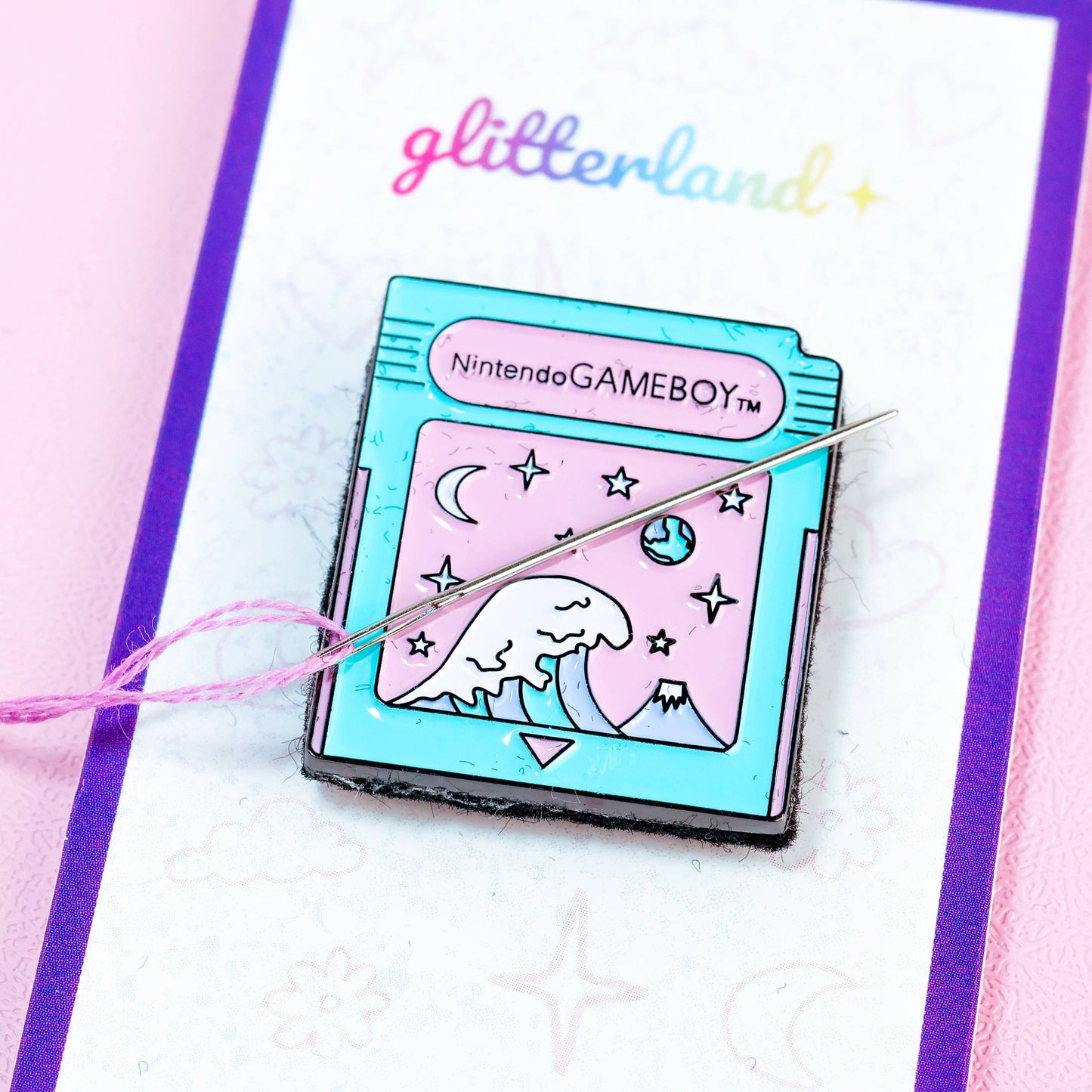 Retro Game Needle Minder Magnet