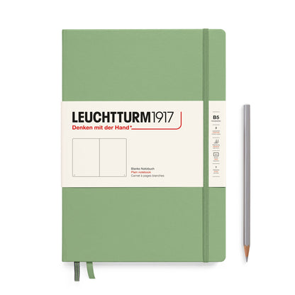 Notebooks - Composition (B5): Sage / Hardcover / Dotted