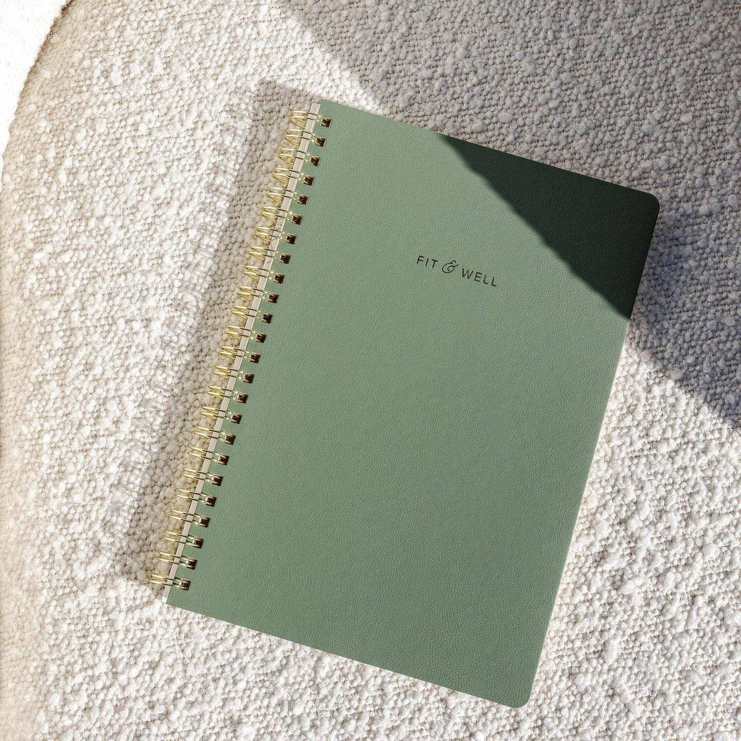 Fit & Well - Exercise Journal: Dusty Blue